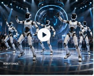 Tương tác sân khấu cùng robot