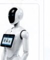Robot chào mừng khách mời tại sự kiện
